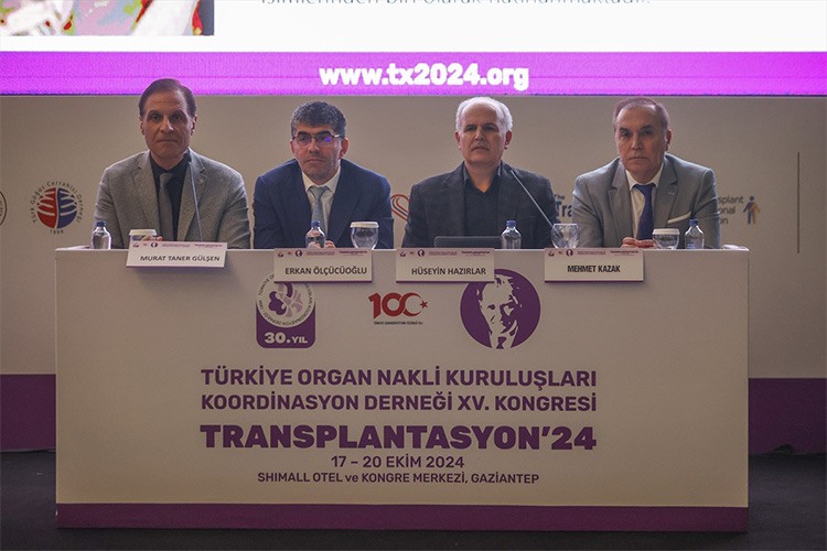 Gaziantep'te düzenlenen "Transplantasyon'24" toplantısı sona erdi