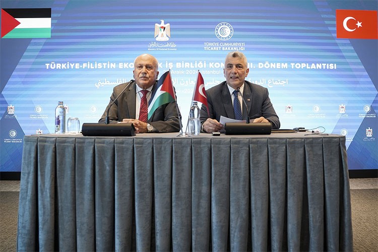 Türkiye, Filistin ile ticaret hacmini istikrarlı şekilde artırmayı hedefliyor