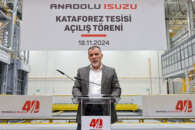 Anadolu Isuzu'nun Full Kataforez Tesisi Açıldı