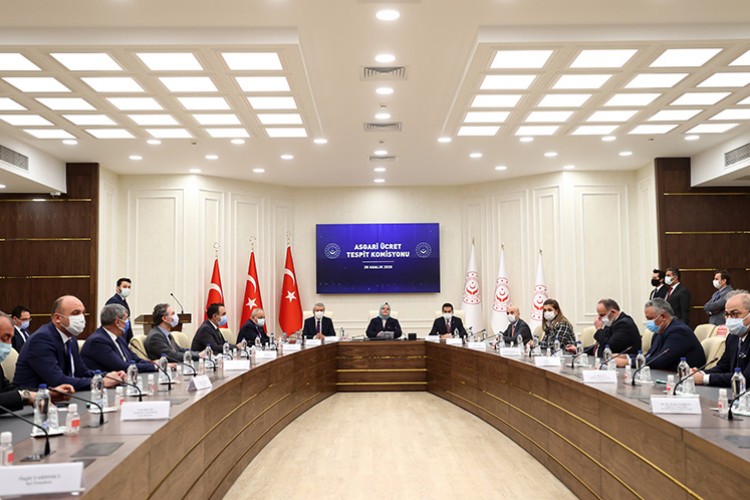 Asgari ücret 2 bin 825 TL