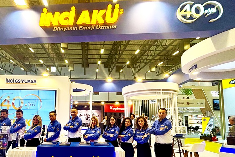 40.yılını kutlayan İnci Akü, Automechanika İstanbul'da yeni AGM Ağır Vasıta akülerini tanıttı