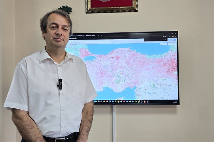 Uydu verilerinden Türkiye'nin "kuraklık haritası" çıkarıldı