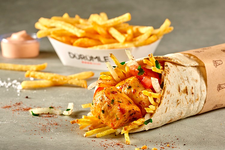 Dürümle İstanbul Finans Merkezi AVM'de yeni restoranını açtı