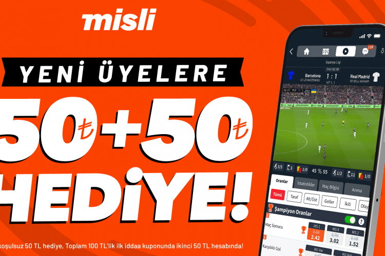 Misli'den yeni üyelere özel 100 TL Hoş Geldin Kampanyası