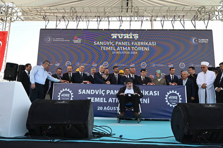 Nuriş Sandviç Panel Fabrikası'nın temeli törenle atıldı