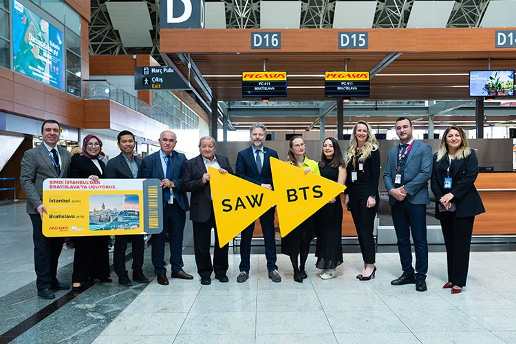 Bratislava ilk kez direkt uçuşla İstanbul'a bağlandı