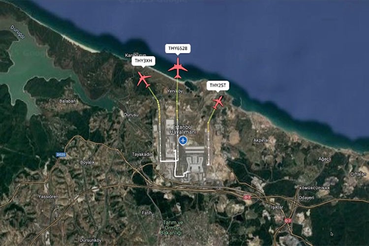 Eş zamanlı üçlü bağımsız pist operasyonu başladı