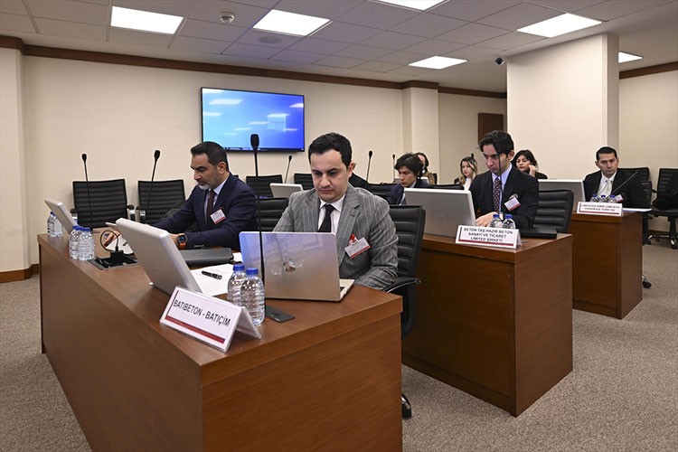 Hazır beton firmalarından sözlü savunmalar alındı