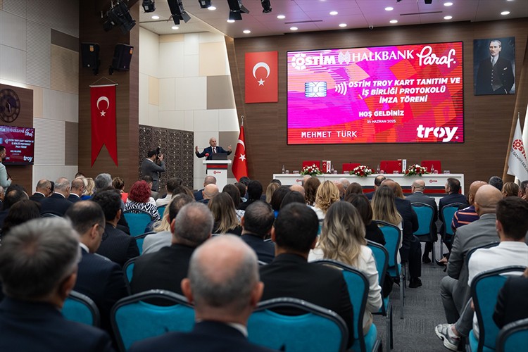 Finansman ihtiyacını destekleyecek OSTİM Troy Kart tanıtıldı