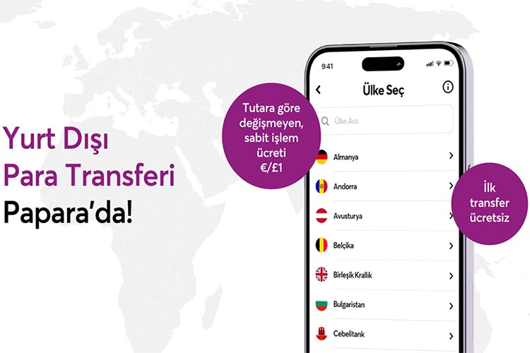 1 Euro'ya yurt dışı para transferi