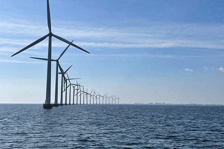 TÜREB heyeti Kopenhag'da deniz üstü rüzgar santralini ziyaret etti