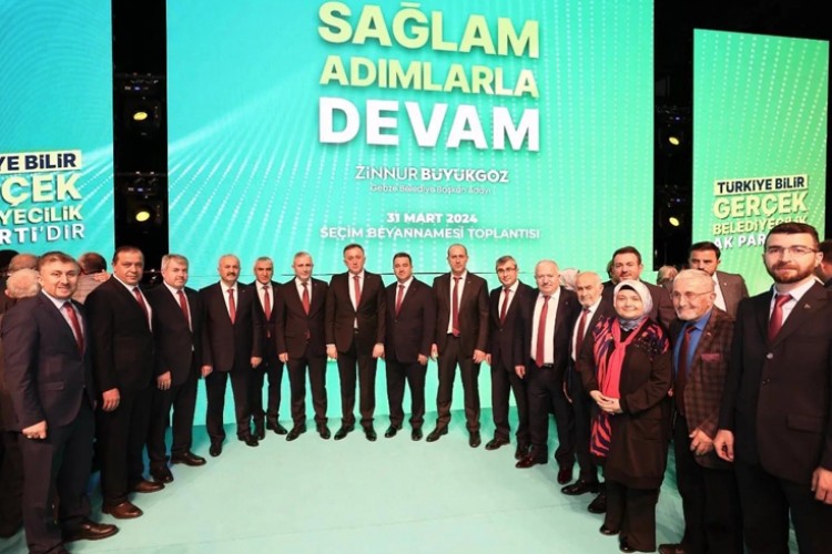 Büyükgöz'den Görkemli ve Coşkulu Seçim Beyannamesi Sunumu