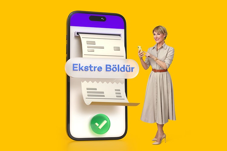 Axess'ten Ekstre Böldür Özelliği
