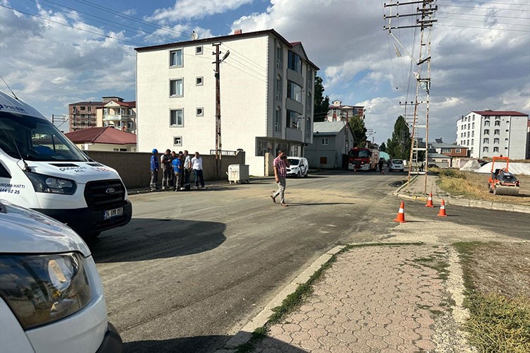 Erzurum'da gaz sızıntısı şüphesiyle mahalle sakinleri tahliye edildi
