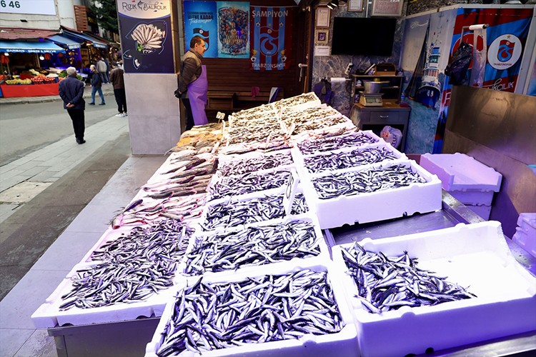 Trabzon'da hamsinin kilogramı 75 liradan satılıyor