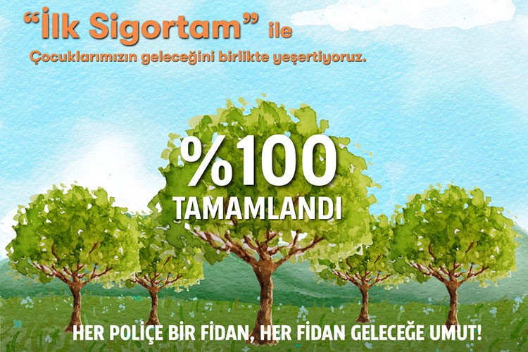 Unico Sigorta'dan 30 bin fidanlık hatıra ormanı