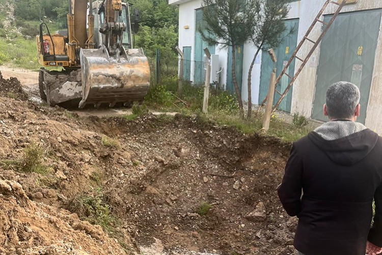 Geyik Barajı isale hattındaki arıza onarıldı