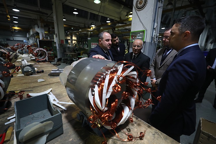 Bakandan destek ziyareti