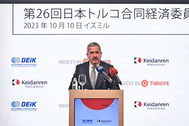 26. Türkiye-Japonya İş Konseyi Ortak Toplantısı İzmir'de başladı