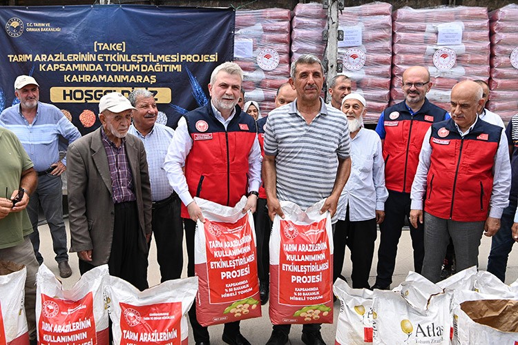 Üreticiye can suyu; 47 ton soya tohumu dağıtıldı