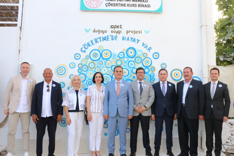 OPET, Doğaya Saygı Projesi kapsamında Çökertme Köyü'ndeki çalışmalarını tamamladı