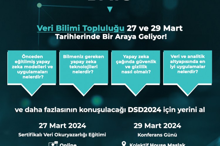 DATA SCIENCE DAYS, VERİ BİLİMİ TOPLULUĞUNU BİR ARAYA GETİRMEYE HAZIRLANIYOR