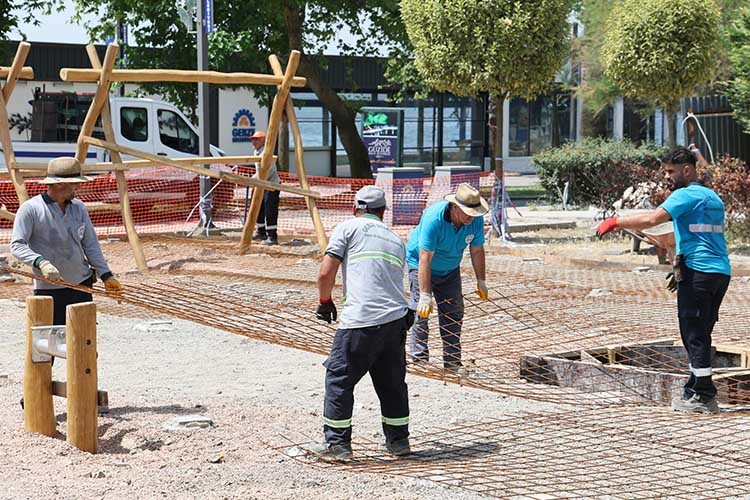 Eskihisar Kalealtı Çocuk Parkı Yenileniyor