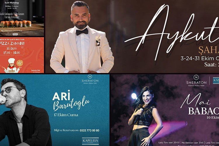 Sonbaharın ritmi Sheraton İstanbul Ataköy'de atıyor