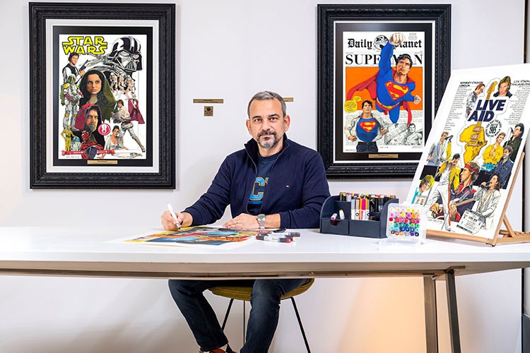 Back To the 80's pop art resim sergisi