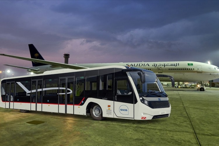 Yerli apron otobüsü Suudi Arabistan'a ihraç edildi