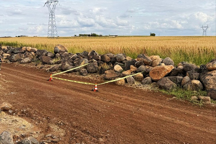 Şanlıurfa'da bulunan patlamamış top mermisi imha edildi