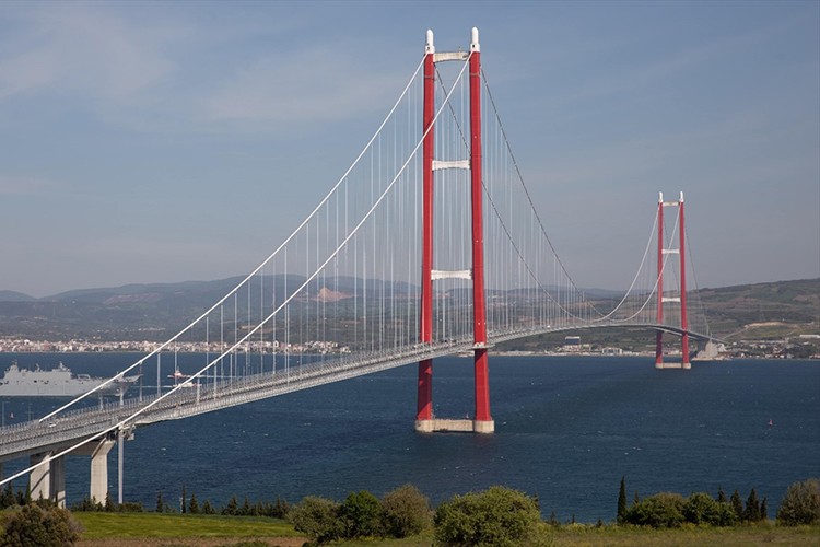 1915 Çanakkale Köprüsü'ne küresel düzeyde birincilik ödülü