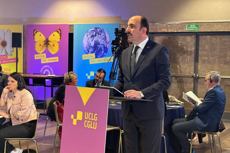 BAŞKAN ALTAY'DAN UCLG TOPLANTISINDA ABD'Lİ DİPLOMATA İSRAİL TEPKİSİ