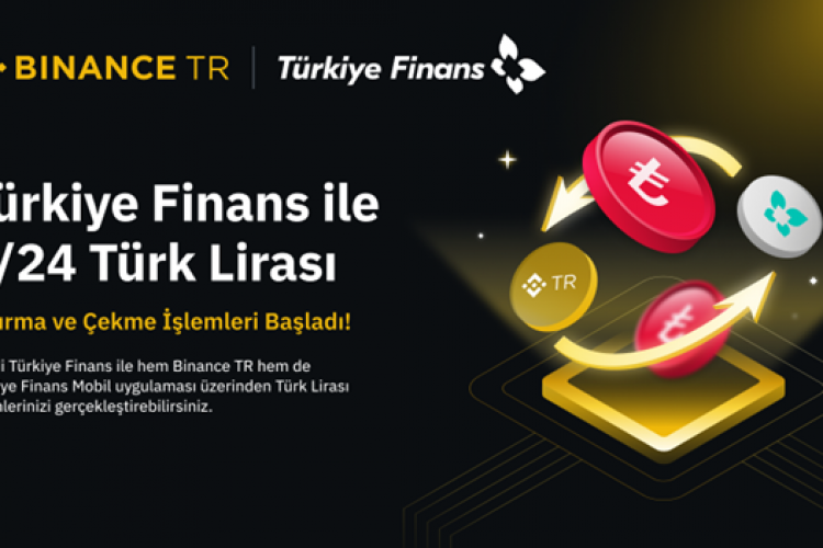 Binance TR'de Türkiye Finans ile 7/24 Türk Lirası Yatırma ve Çekme İşlemleri Başladı