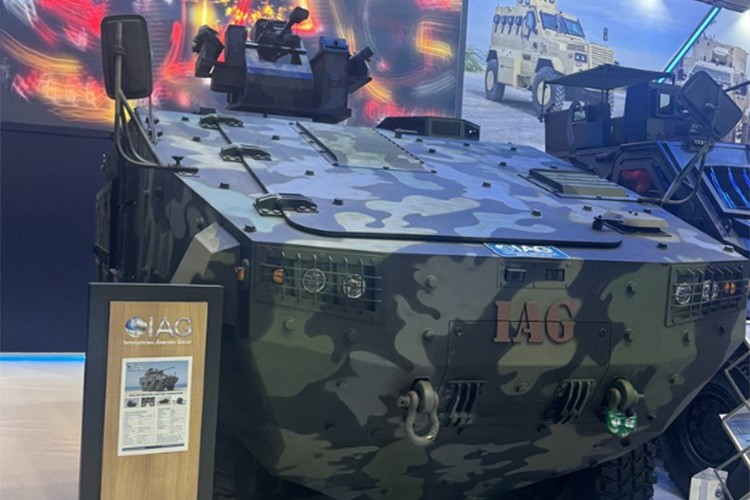 Zırhlı muharebe aracı ANACONDA'ya Türk silahı