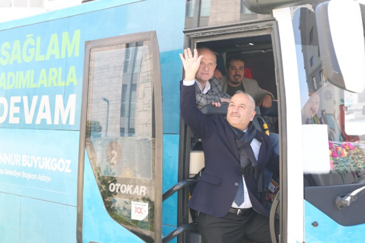 BAŞKAN ADAYI BÜYÜKGÖZ BİR GÜNDE 6 MAHALLEYİ TURLADI