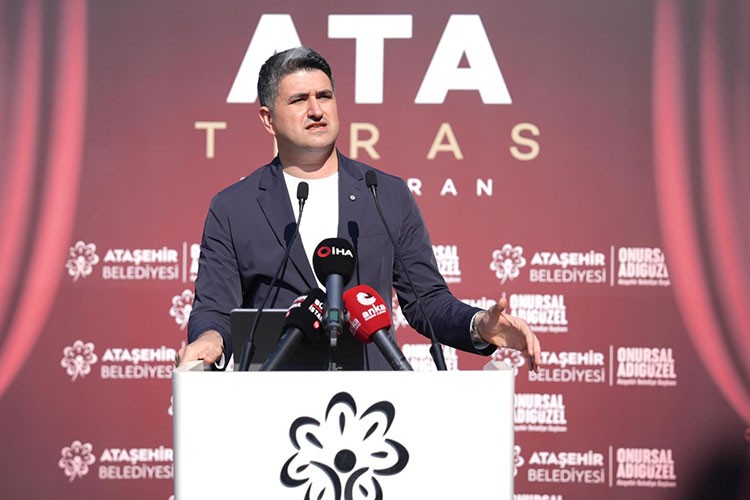 Ataşehir'in ilk sosyal tesis restoranı 'Ata Teras' açıldı