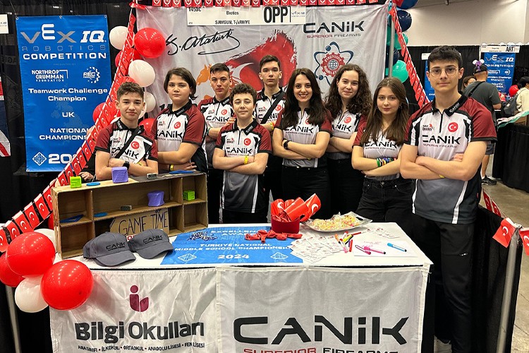 CANiK'ten genç Türk robot tasarımcılarına dünya şampiyonasında destek
