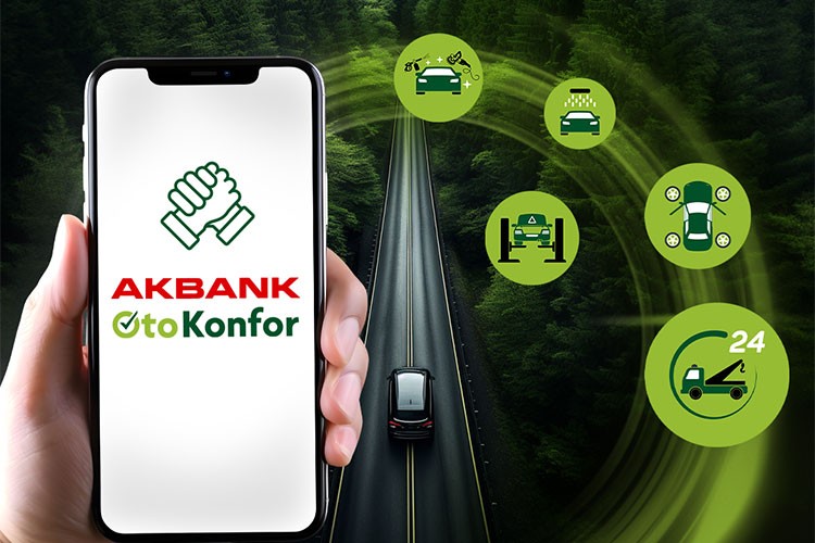 OtoKonfor Artık Akbank Mobil'de
