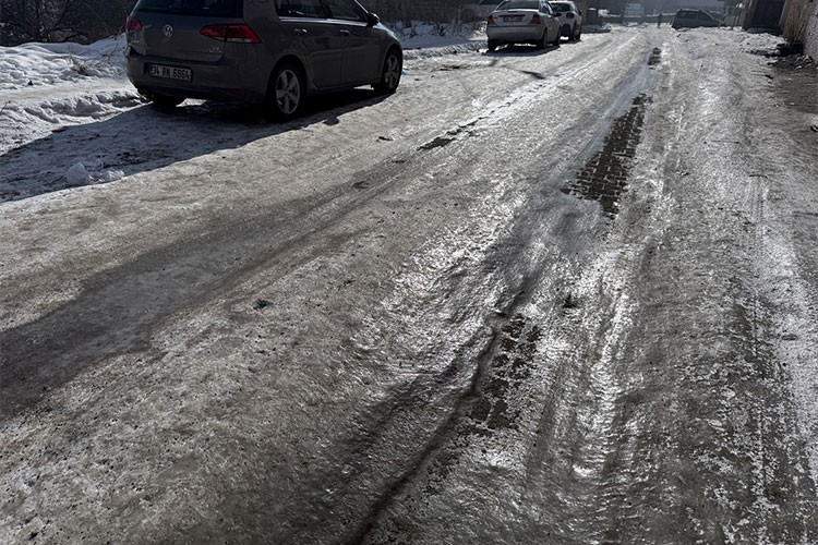 Erzurum'un Tekman ilçesinde eksi 31 derece olarak ölçüldü