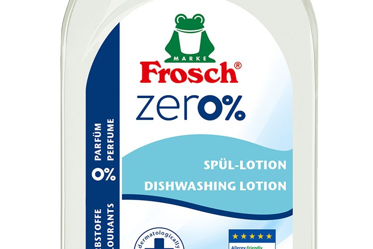Parfümsüz ve güçlü temizlik Frosch Zero'da