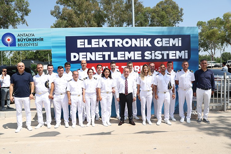 Türkiye'de ilk ve tek olan elektronik gemi denetim sistemi devrede