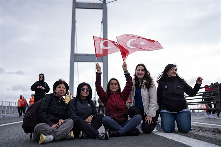 46. İstanbul Maratonu'nda halk koşusu yapıldı