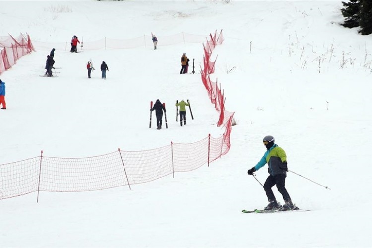 Ilgaz Dağı'nda yarıyıl tatili yoğunluğu