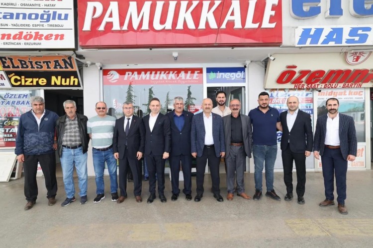 Başkan Büyükgöz Otogar Esnafıyla Buluştu