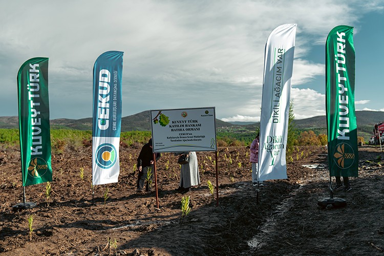 Kuveyt Türk'ten 20 bin fidanlık hatıra ormanı