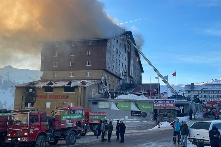 Kartalkaya'da otel yangını!.. 66 ölü, 51 yaralı!..