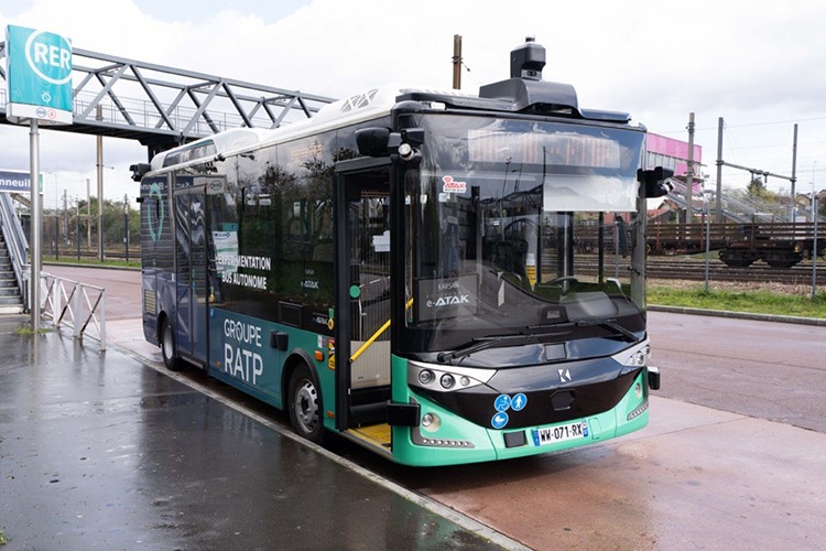 Karsan Otonom e-ATAK, Paris'te yoğun hatlarda test edildi