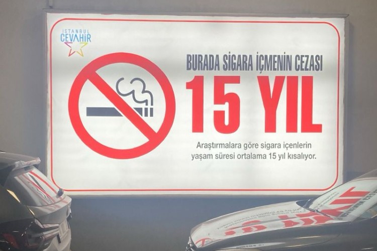 İSTANBUL CEVAHİR 9 ŞUBAT DÜNYA SİGARAYI BIRAKMA GÜNÜNE DİKKAT ÇEKİYOR