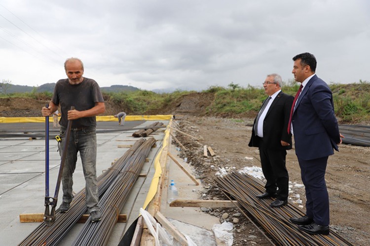 Çarşamba kano tesisinde çalışmalar sürüyor